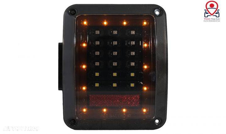 Stopuri Full LED compatibil cu JEEP Wrangler JK (2007-2017) Fumuriu Tuning Jeep Wrangler JK 2006 20 - 6