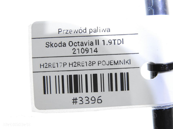 PRZEWÓD PALIWA SKODA OCTAVIA II 1.9 TDI - 6