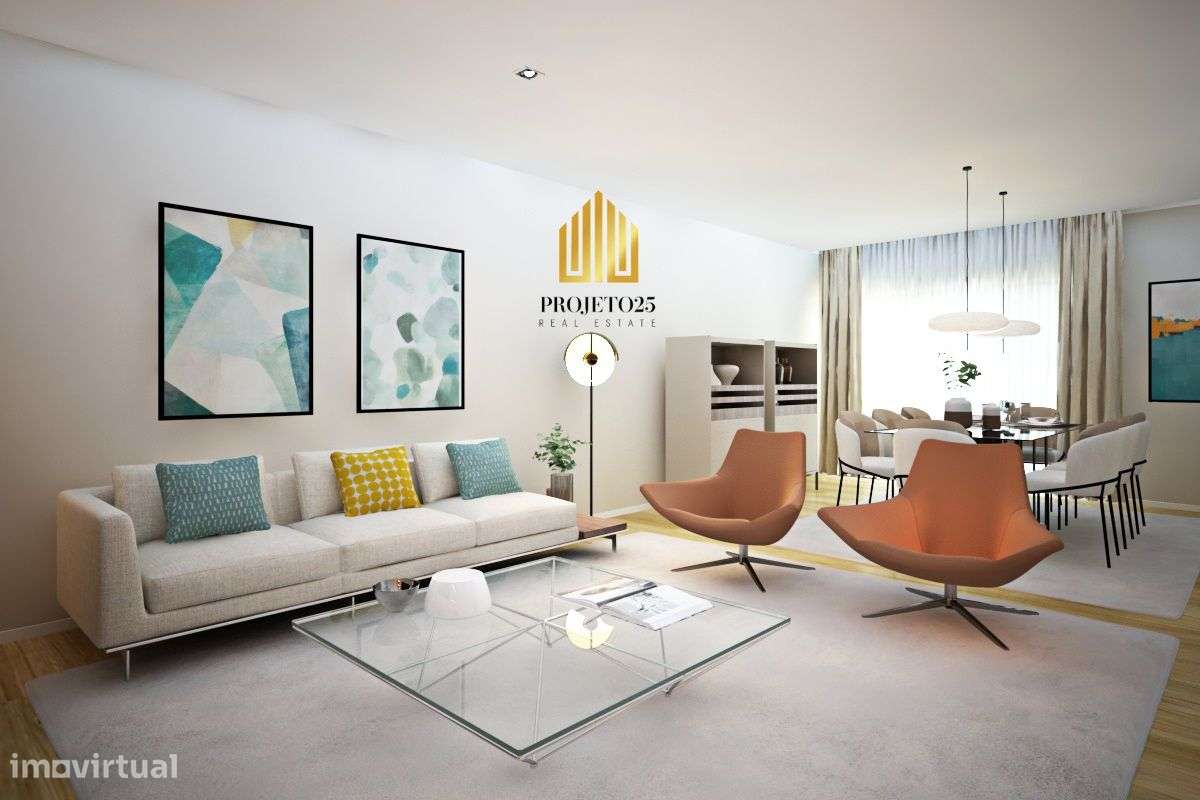 Apartamento T3 Novo C/ Terraço + Varanda, Gar 2 Carros, Centro da Maia - Grande imagem: 4/21