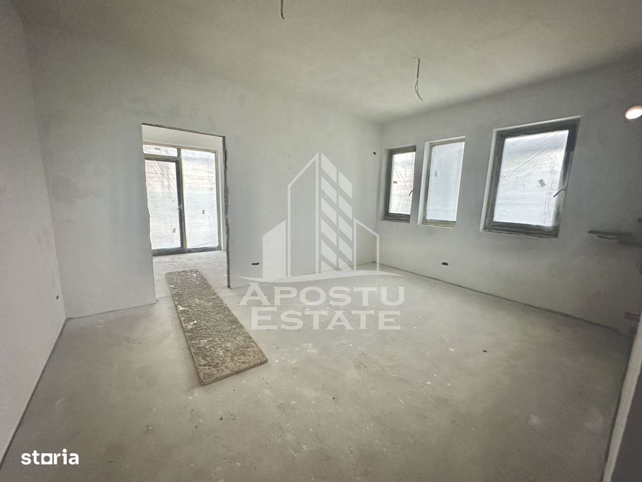 Apartament cu 3 camere, semidecomandat, etaj 2, zona Lidl din Giroc - Imagine principală: 2/6