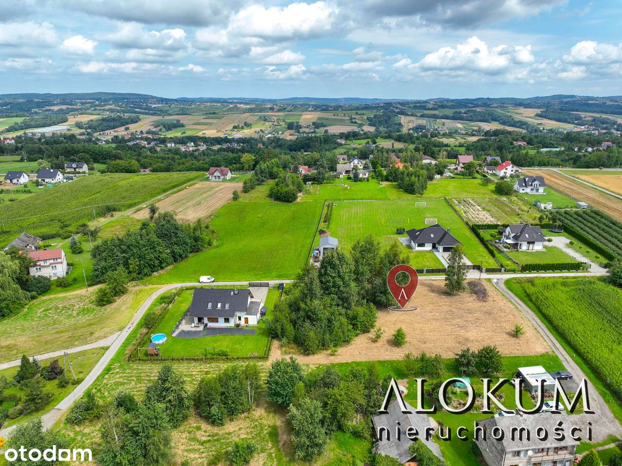 Słoneczne działki budowlane Łąkta Górna. - Pełny obrazek: 5/9