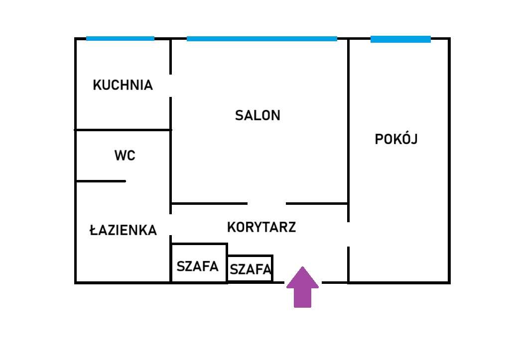2 pokoje KALINA ul.Kleeberga 8-7