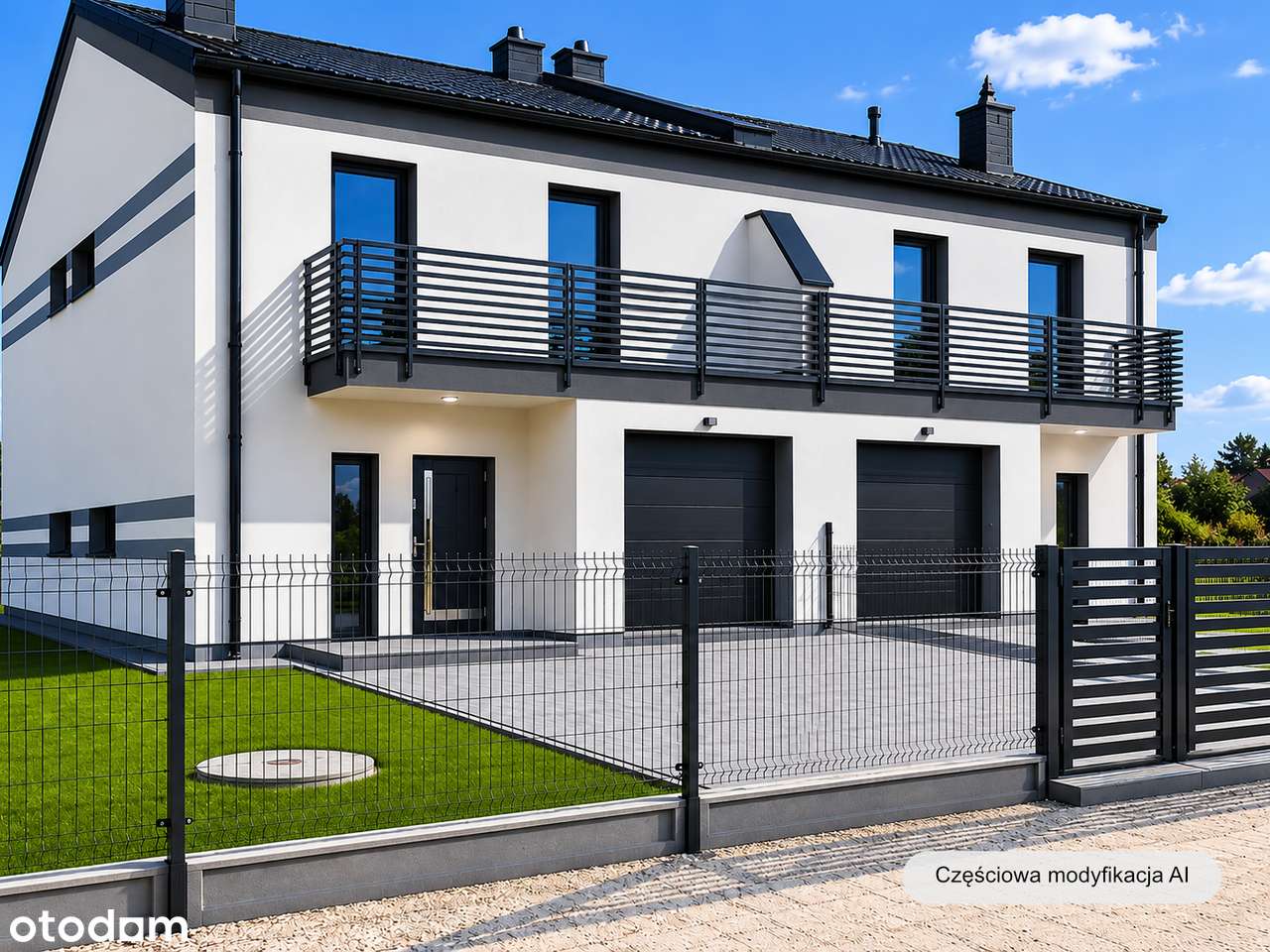 Bliźniak 192 m² – na etapie budowy | Łódź, ul. Esperanto (Górna)