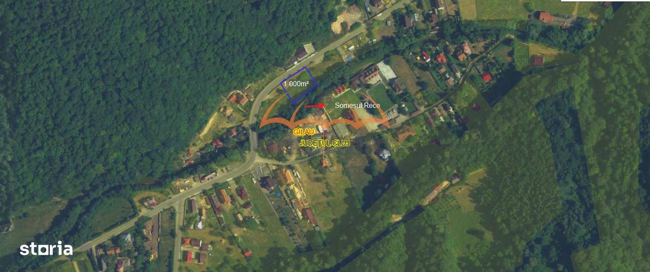 Teren de vanzare intravilan Somesul Rece 1000m² - Imagine principală: 2/3