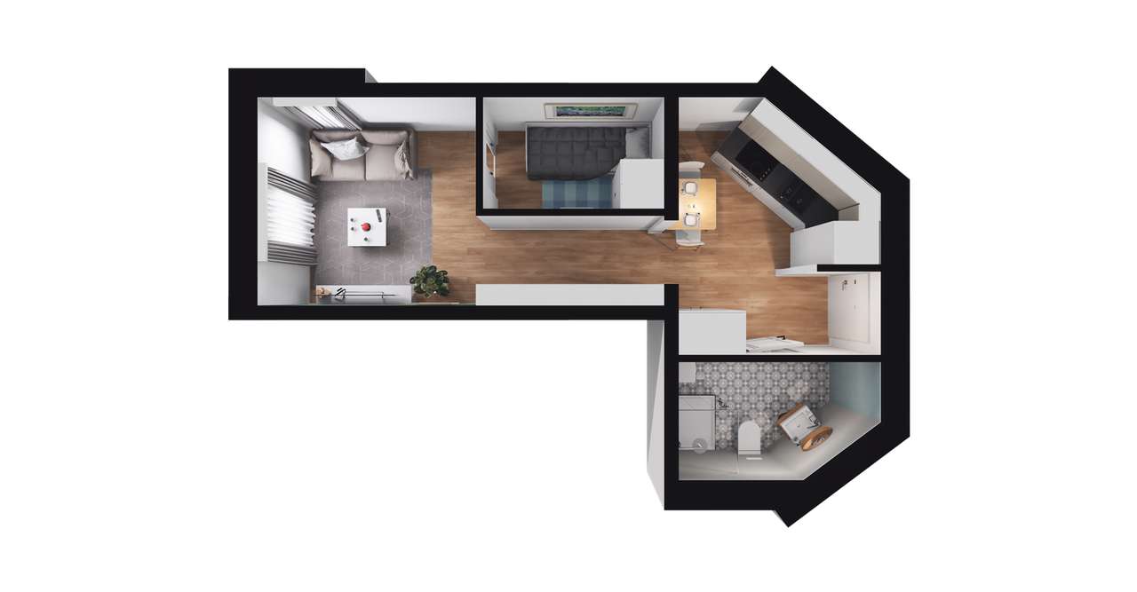 Rezydencja Grottgera 16 | Przedsprzedaż | M8/I - Pełny obrazek: 3/9