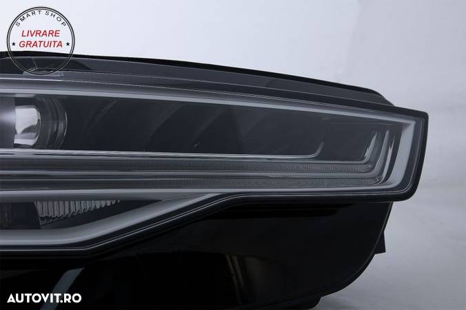 Bara Fata cu Faruri Full LED Semnalizare Dinamica Secventiala Audi A6 4G (2011-201- livrare gratuita - 11