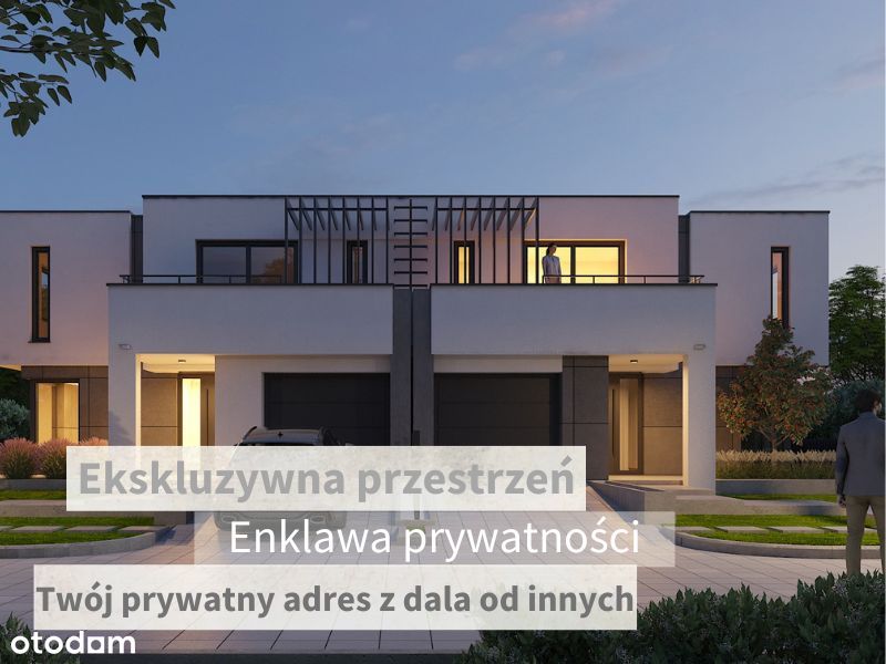 Dom Bliźniak Nowoczesny 206 m2 Lisiniec