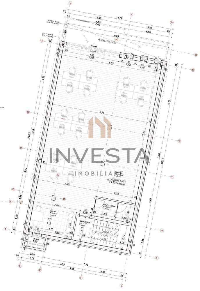 Spatiu premium Zorilor, 350 mp, vitrat, 15 parcari! cu panorama ! - Imagine principală: 5/16