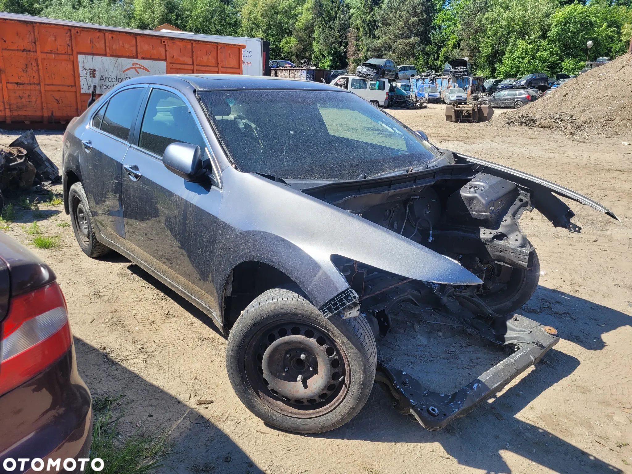 HONDA ACCORD VIII maska pokrywa silnika klapa bagażnika zderzak lampa reflektor pas przedni stop lampy halogeny - 1