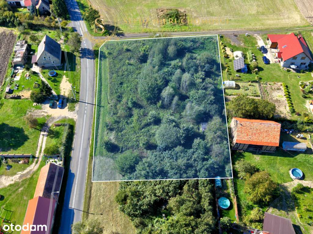 * Działka Budowlana z parkiem * 10 min od miasta *-4