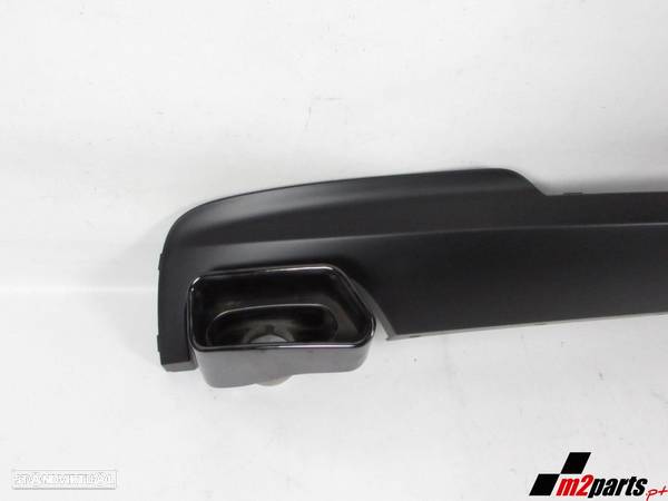 Difusor parachoques M + Ponteiras Preto Brilho Look 550 Trás Novo BMW 5 (F10)/BM... - 4