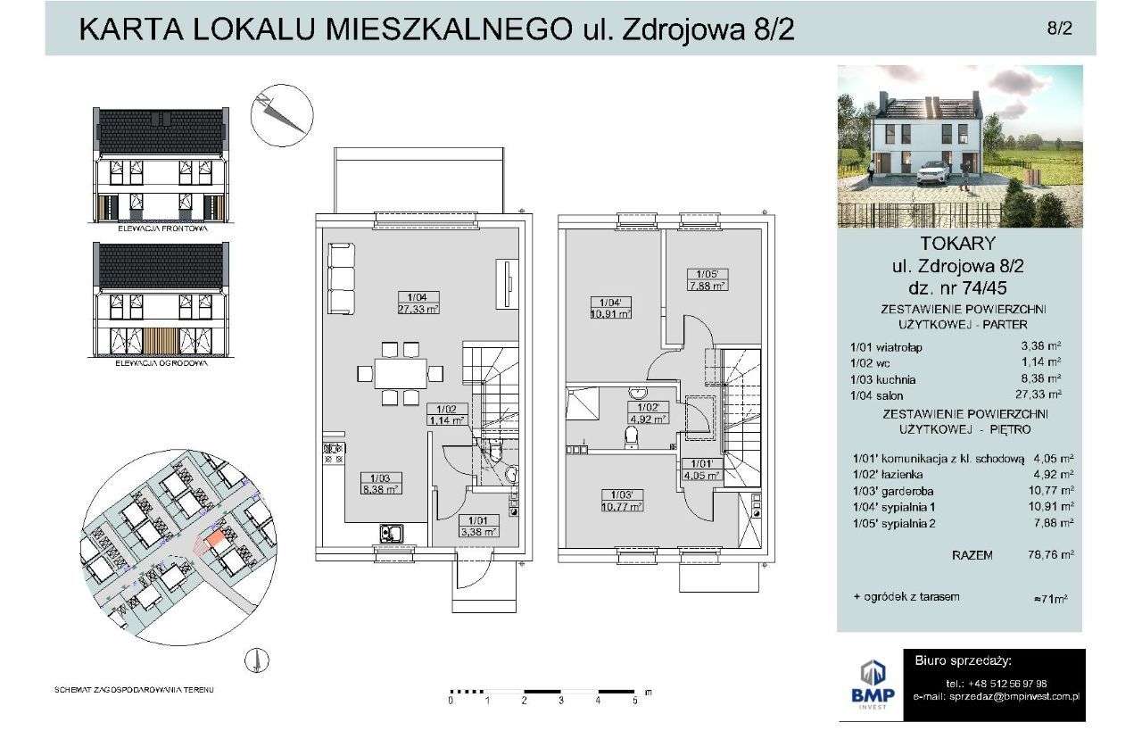 Mieszkanie dwupoziomowe z ogrodem - Gotowe do odbioru! - Pełny obrazek: 3/20