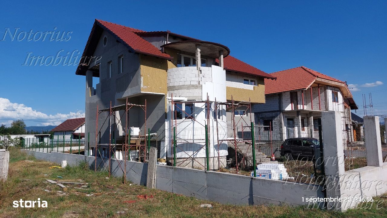Casă construcție nouă în Hațeg, loc. NălatVad, în curs de finalizare.