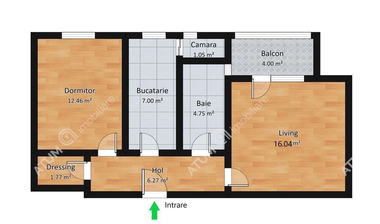 Apartament de 2 camere cu balcon si pivnita zona Vasile Aron din Sibiu-6