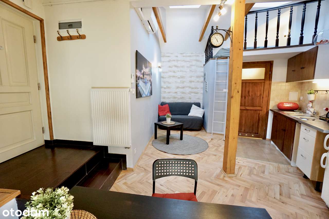 Studio z antresolą i KLIMATYZACJĄ - 2 min do Rynku - Stare Miasto - Pełny obrazek: 3/15