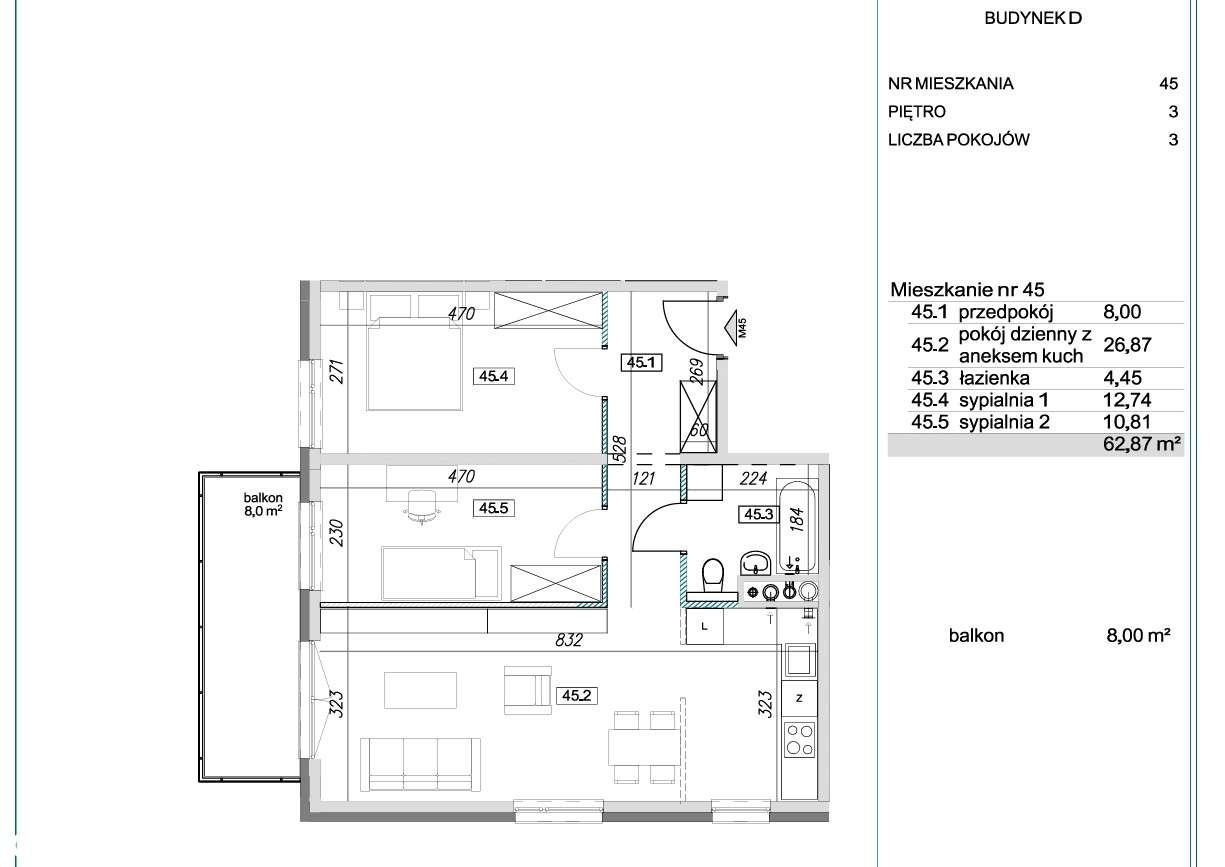 3 pokoje blisko parku, gotowe do odbioru-4