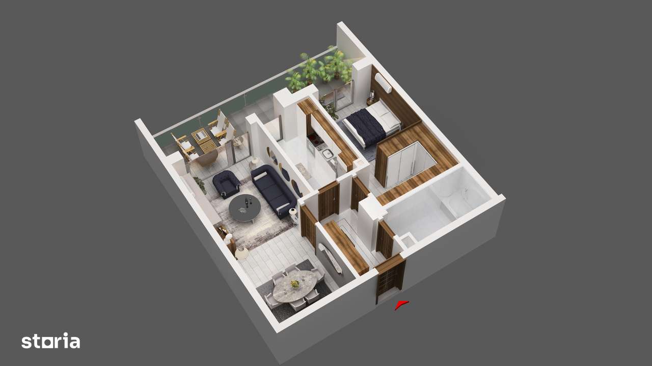 Rate La Dezvoltator 2 camere Lux in Solid Residence Faleza-Nord-10