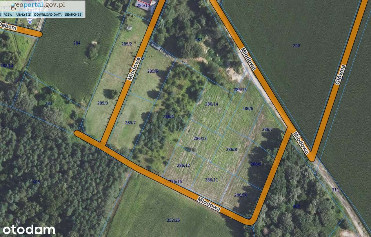 Teren inwestycyjny 18MN – pełna zgodność z MPZP  Rezerwacja do 20.01-5