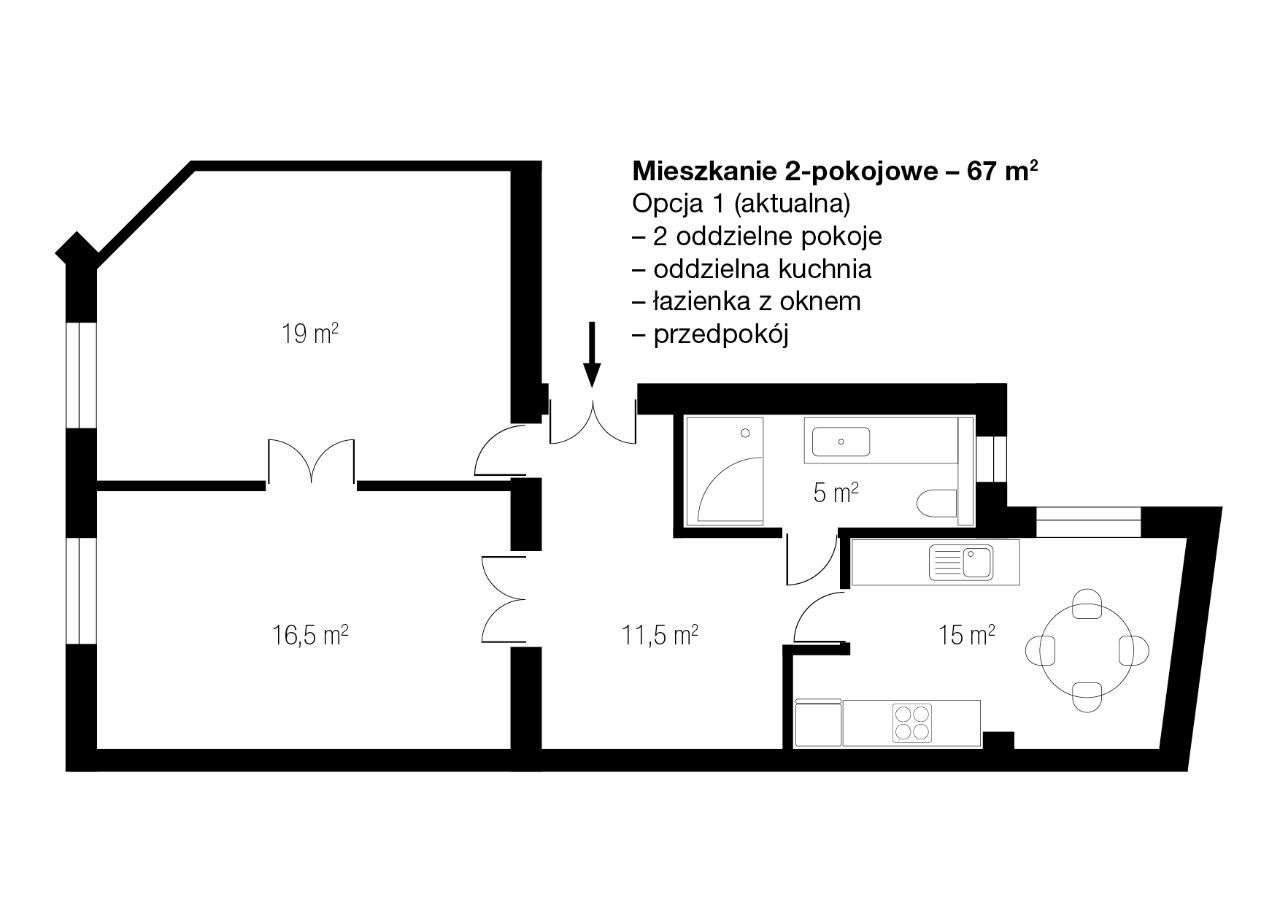 Atrakcyjne mieszkanie 2-pokojowe na Kazimierzu-9