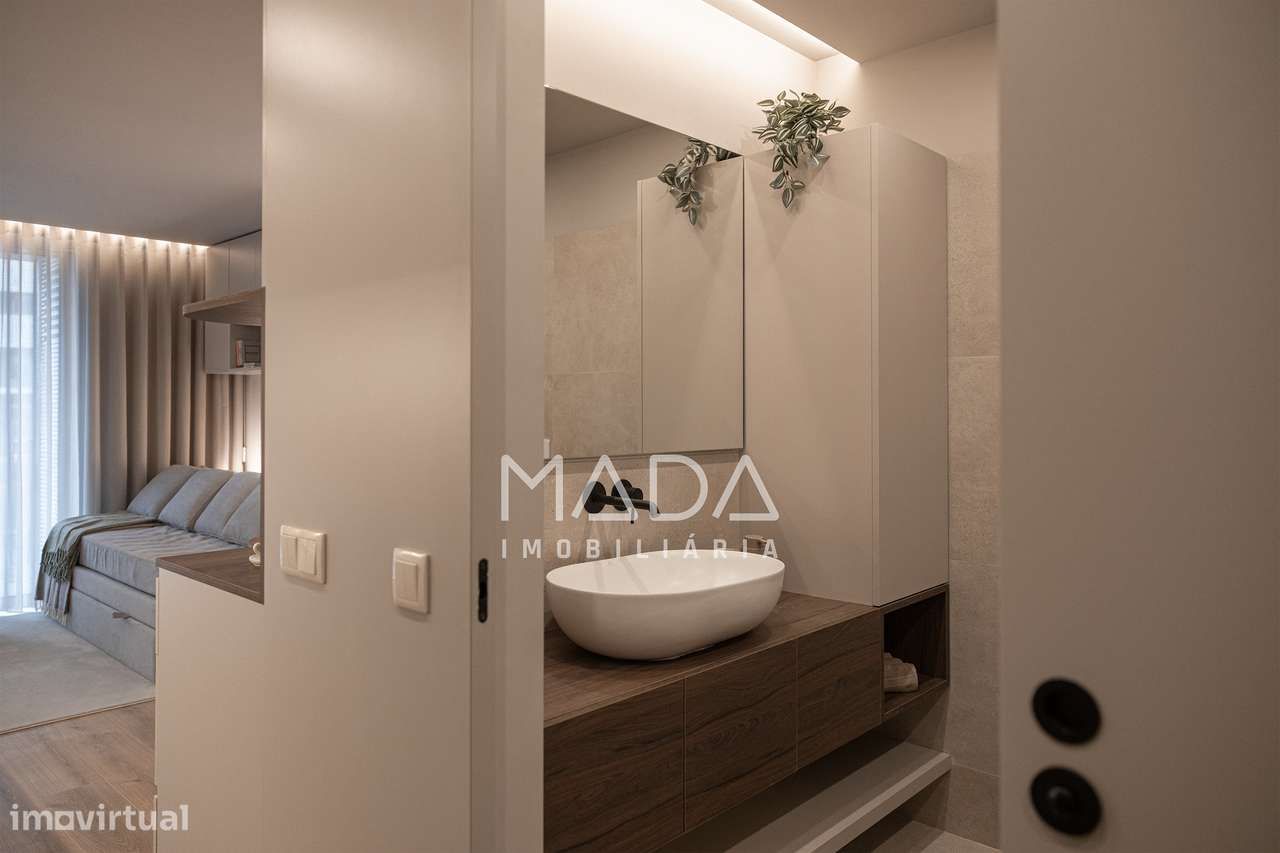 Apart. T0 c/piscina, ginásio e garagem na Rodovia em S. Victor, Braga-8