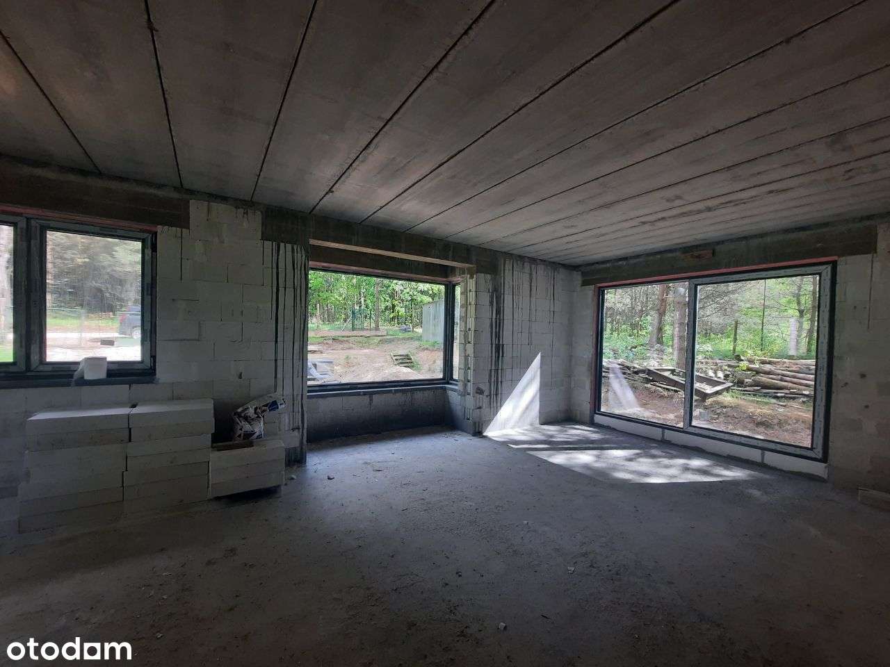 Dom w budowie, stan surowy zamknięty - jez. Dadaj - Pełny obrazek: 5/13