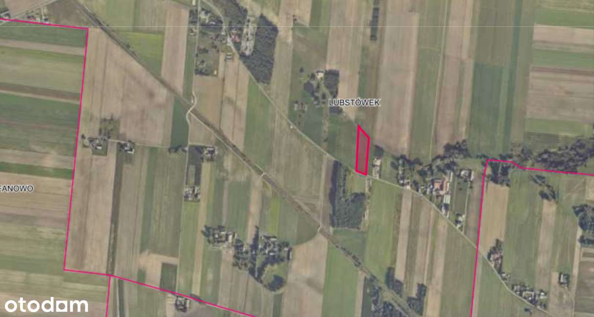 Działka budowlana 56 arów – Lubstówek, gm. Sompolno-1