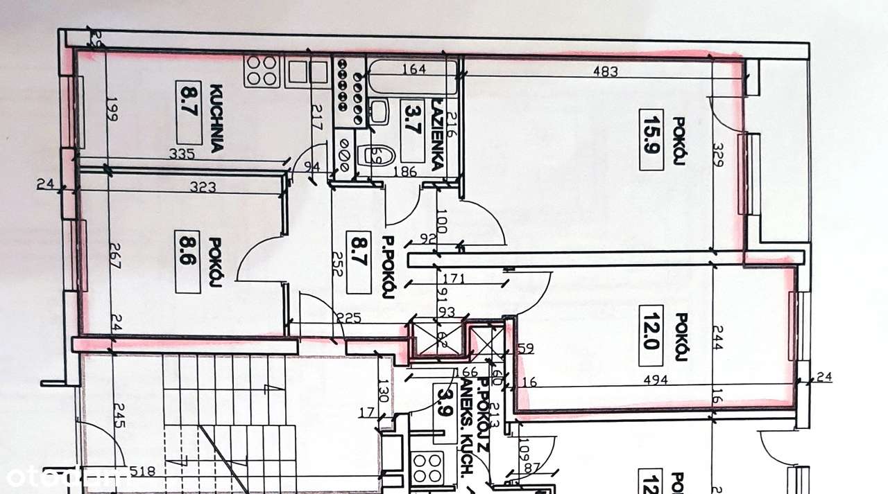 Os. Podwawelskie – mieszkanie z duszą i potencjałem, 3 pokoje, loggia-9