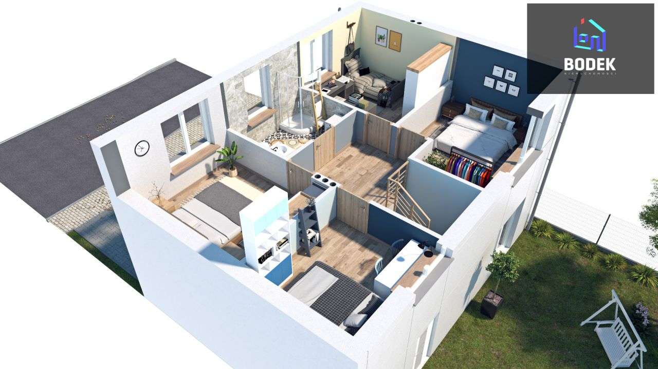 0%, asfalt, pełne media, podłogówka-4