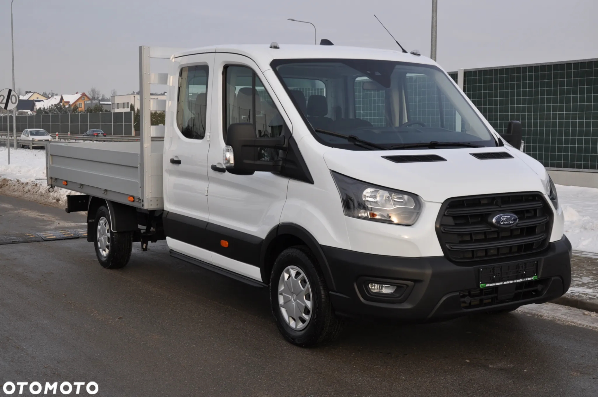 Ford TRANSIT L3 7 OSOBOWY FABRYCZNIE NOWY!!! DOSTEPNY OD RĘKI!!! DOKA DUBEL KABINA PODÓJNA KABINA + SKRZYNIA HAK - 5