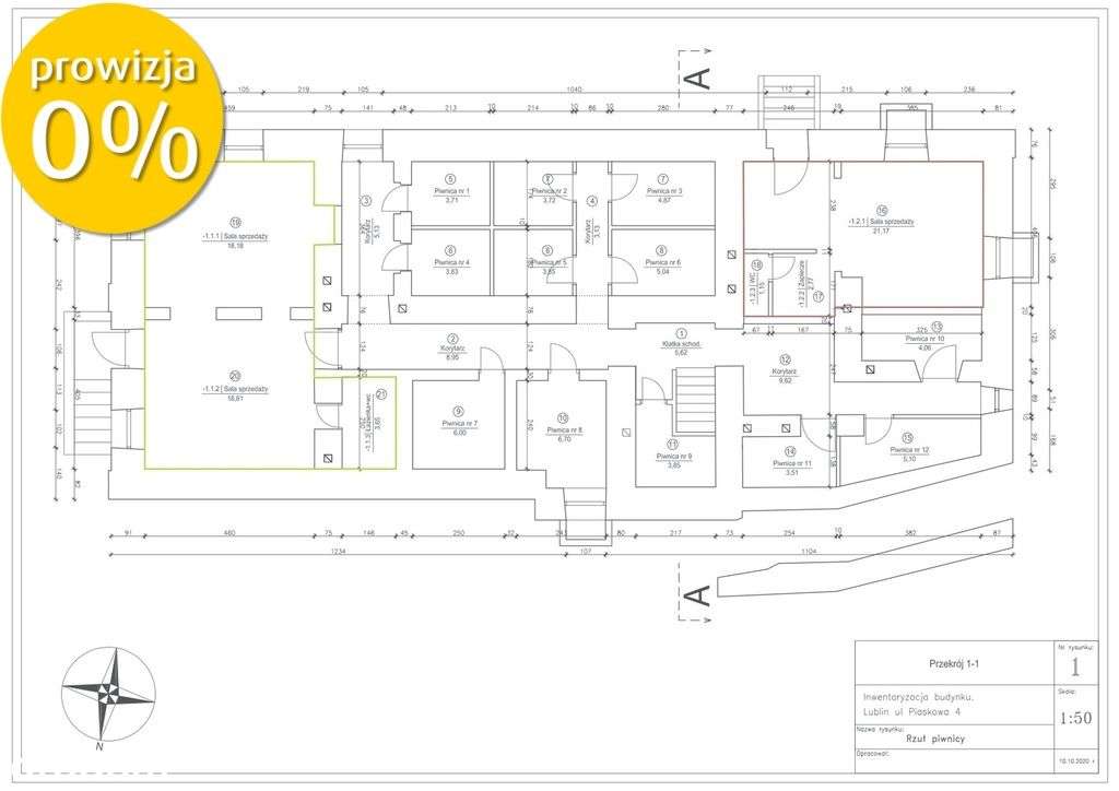 Lokal handlowo usługowy - wejście od ul Kunickiego-1