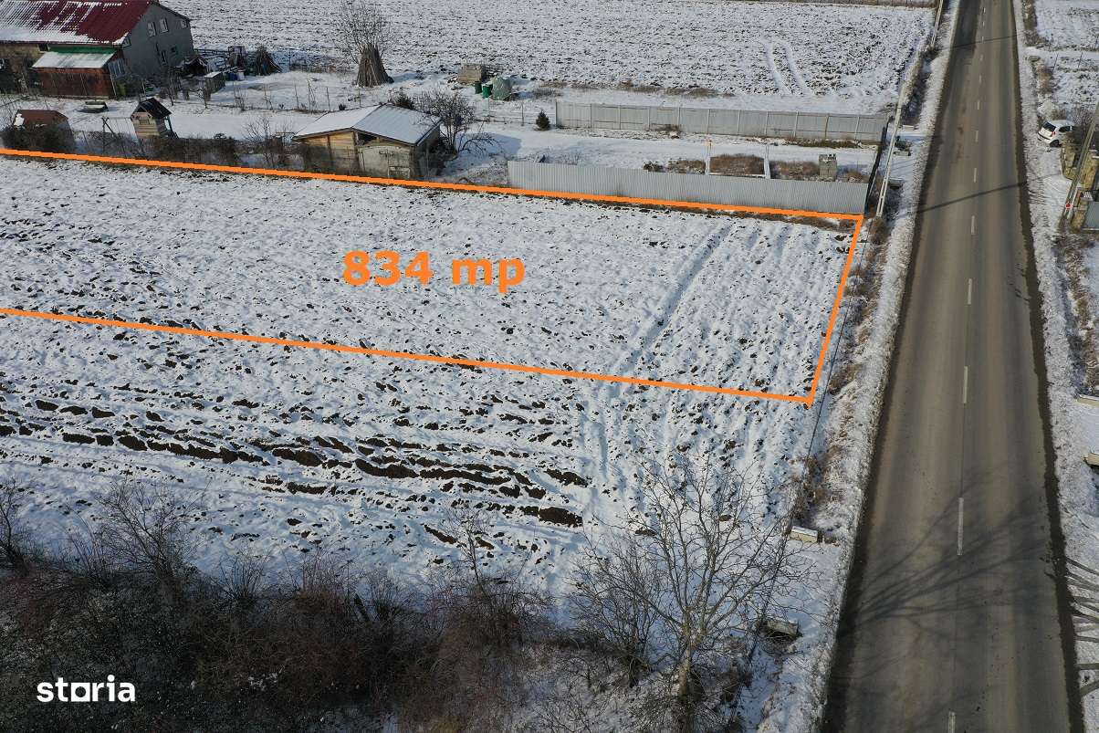 Teren 834 mp Sarata Dealul Nou stradal Itravilan Negociabil-0