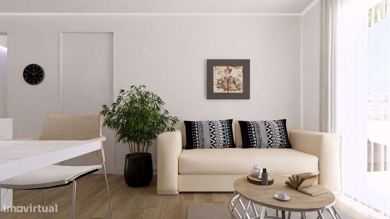 Apartamento T1 Novo à venda com garagem no coração de Vilar de Paraiso - Grande imagem: 2/38