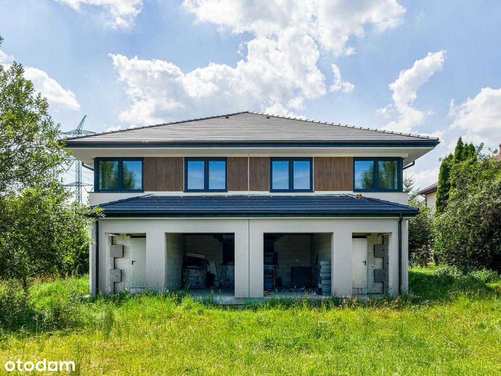 Bliźniak z dużym ogrodem w sąsiedztwie lasu-2