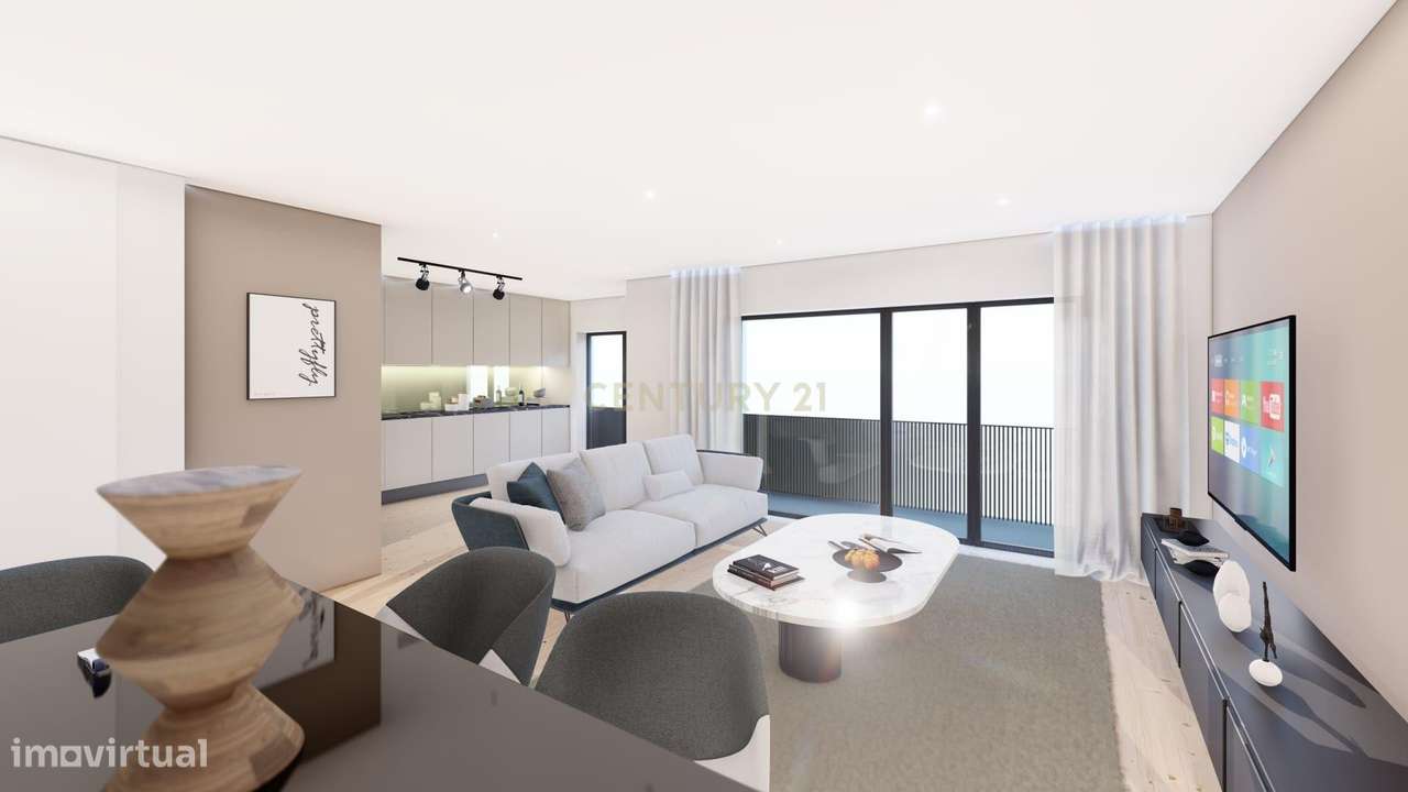 Apartamento Novo com Terraço e Piscina em Nazaré - Grande imagem: 4/16