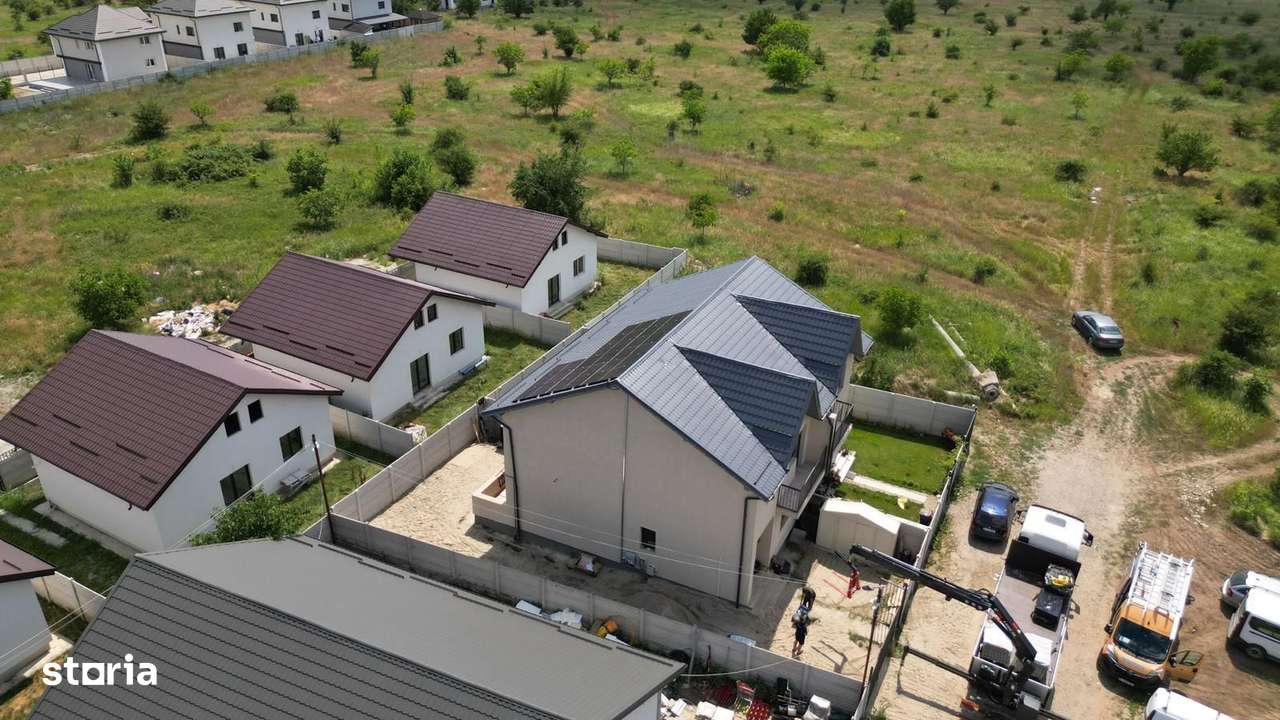 Duplex Bragadiru - Strada Topaz - Mobilat Utilat - Teren 218 mp-0