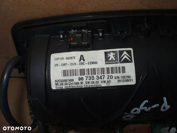 PEUGEOT 308 RADIO NAWIGACJA WYŚWIETLACZ - 5