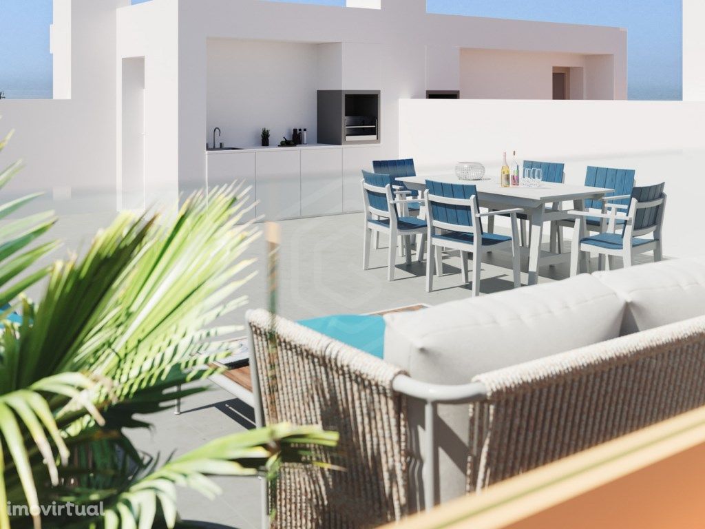 Apartamento T3 com piscina e terraço em Tavira, Algarve