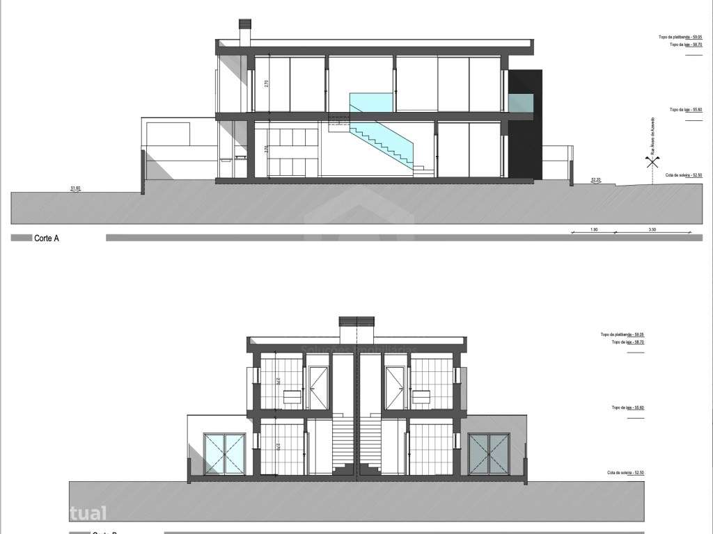 Moradia T3 geminada em Pinhal General-5