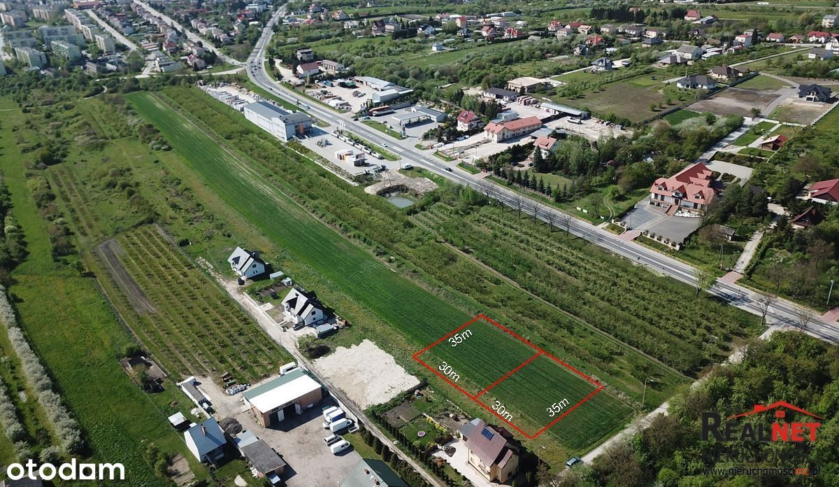 Działka budowlana 1070m2, Busko-Zdrój, Partyzantów