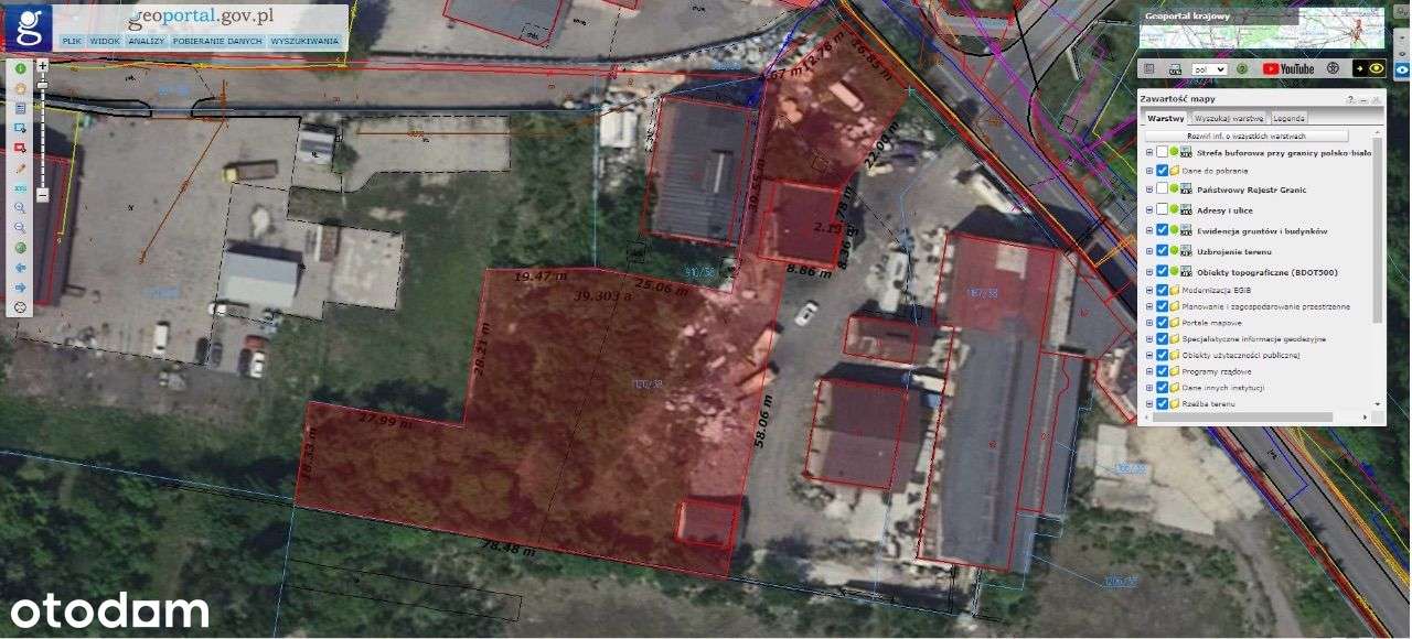 Hala + pom Biurowe Dzialka 3940m2 Przemysłowa