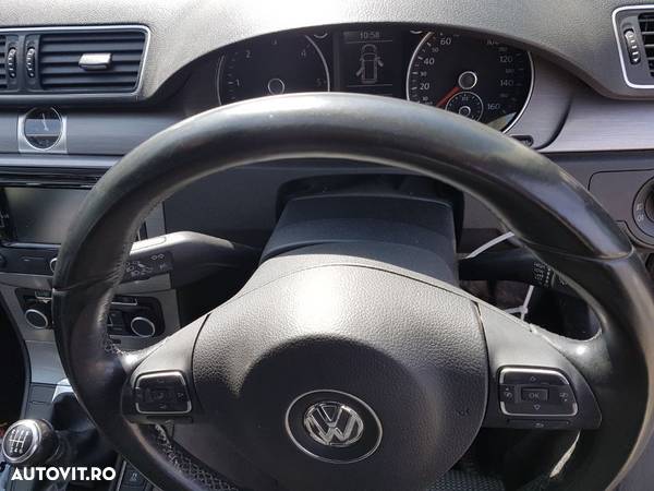 Volan FARA Airbag Piele in 3 Spite cu Comenzi VW Passat B7 2010 - 2015 - 5