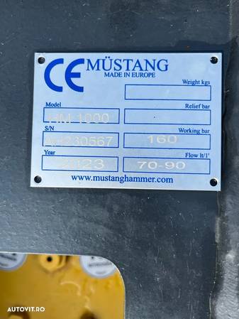 Ciocan Hidraulic, Mustang HM1000, Picon - 5