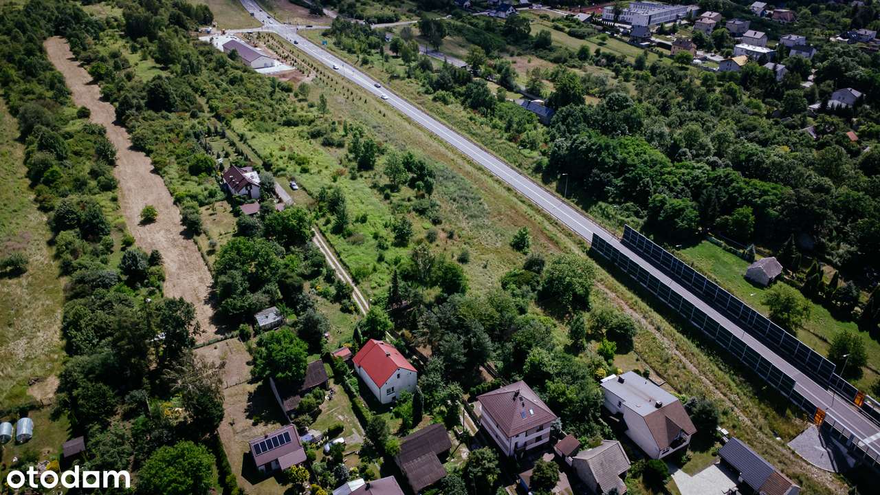 Działki inwestycyjne w Jaworznie (Byczyna) bezpośrednio przy DK79-4