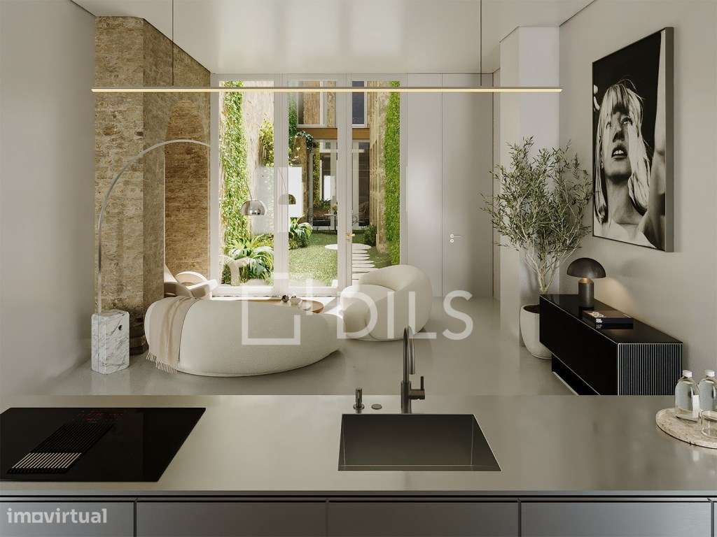 Apartamento T1 com área exterior na baixa do Porto - Grande imagem: 3/42