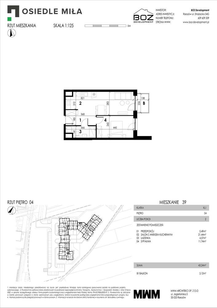 Małe mieszkanie pod inwestycję BOZ Development - Pełny obrazek: 5/10