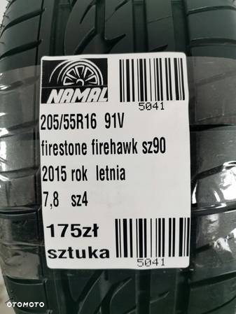 1x firestone firehawk sz90 205/55r16 opona letnia 2015 7,8mm 5041 - 10