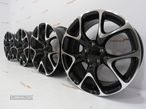 Jantes Look Opel Astra OPC 17 x 7 et35 5x105 Preto + Polido - 6