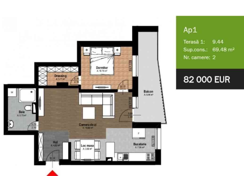 Apartament nou in Baile Felix cel mai bun pret-4