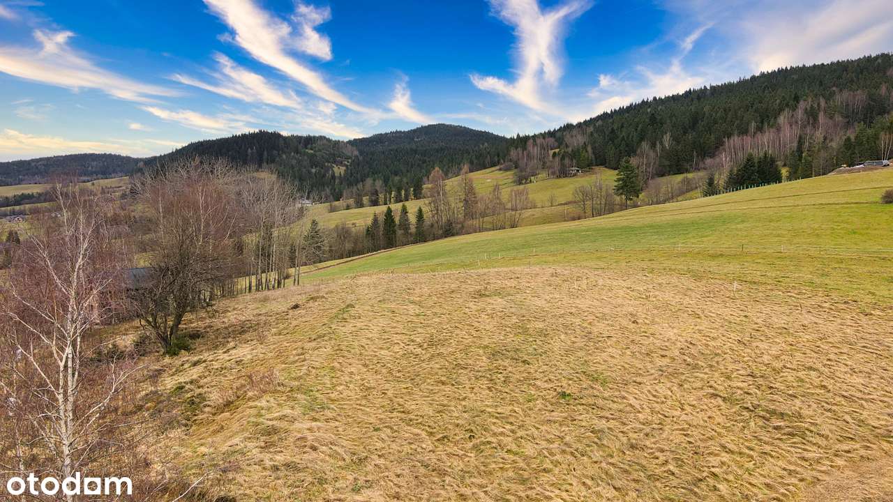Łętowe. 12 arów. Widok na Beskid Żywiecki. Skitury prosto z domu.-7