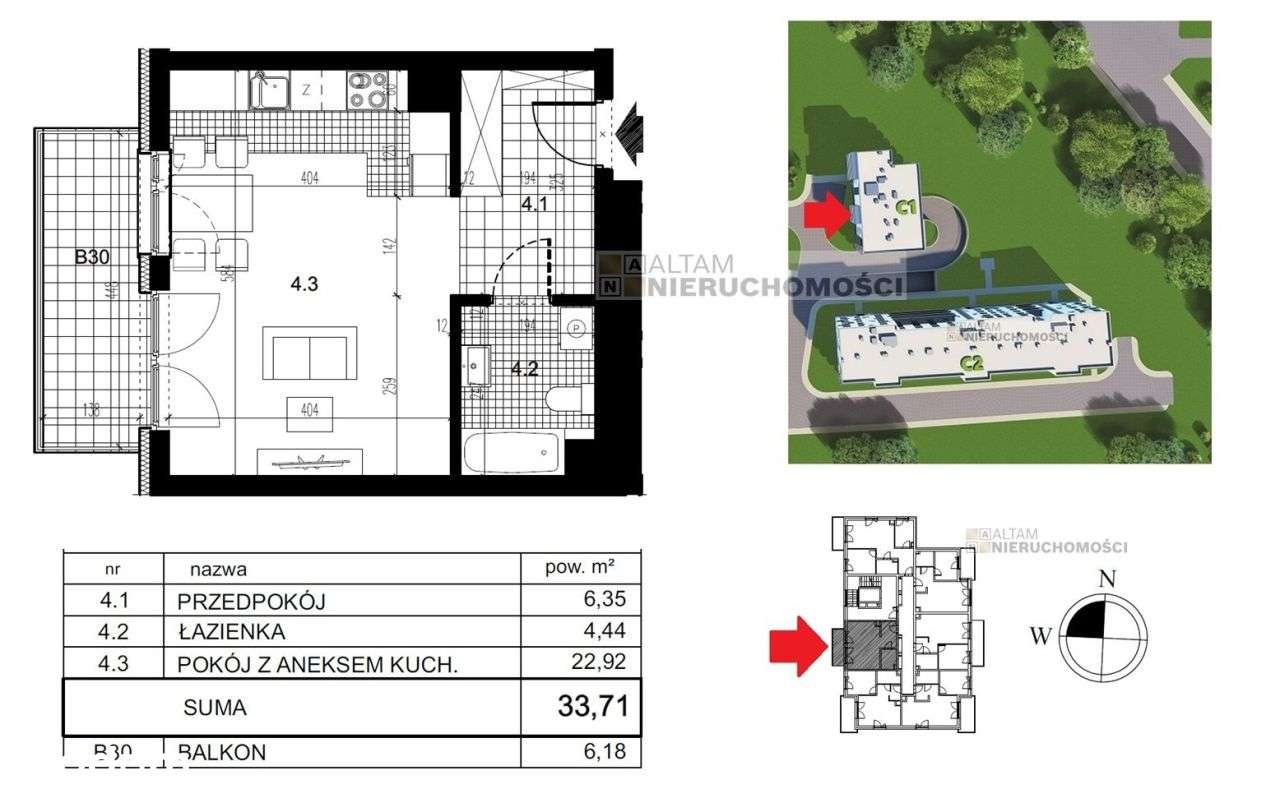 balkon 6m2|Czyżyny/ok M1|rabat 1200zł/m2+|0%|Eng
